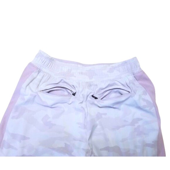 ATHLETA Brooklyn Camo Lined Jogger Purple Sz Large Pull On Pants - Picture 13 of 14
